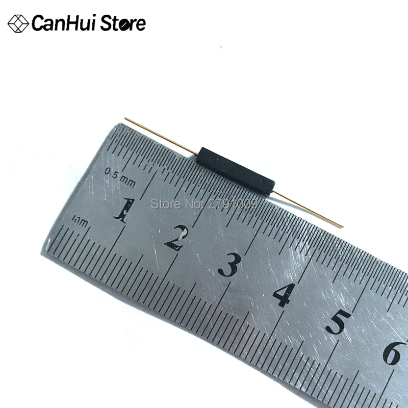 10 pcs Plastic Type 2*14mm Normally Open Reed Switch GPS-14A Magnetic Switch Anti Vibration Reed Switches GPS 14A 2.7x14mm