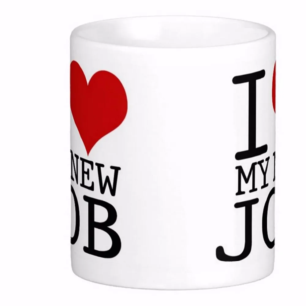 I Love My New Job High Quality White Coffee Mugs Tea Mug Customize Gift By LVSURE Ceramic Mug Travel Coffee Mugs