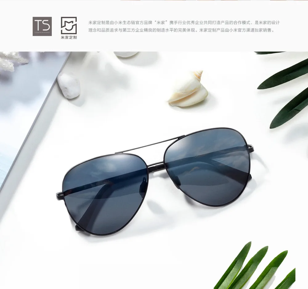 Mijia Sunglasses Polarized Sun Lenses Fashion Glasses UV400-Proof Turok Steinhardt TS Brand For Man Woman