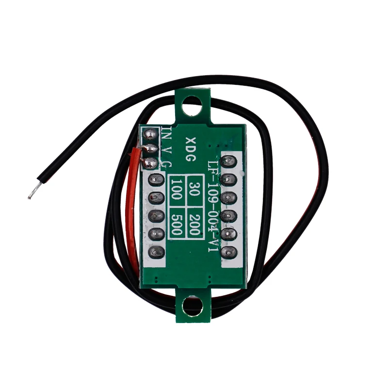 Mini voltímetro digital com display lcd, voltímetro e medidor de tensão de 4.5v a 30.0v com 3 bits para 0, 36 polegadas, dc