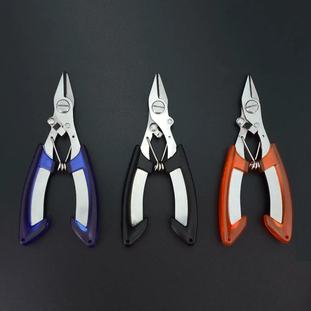 Fishing Tackle Tool Fishing Scissor Made By Stainless Steel with Bag 3 Color Available