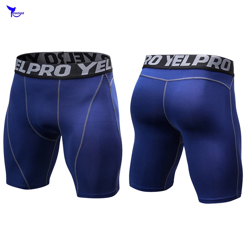 2019 aderente Uomo Da Jogging Shorts Dry Fit Running Calzamaglia Palestra Fitness Sport Leggings Strato di Base di Compressione di Yoga