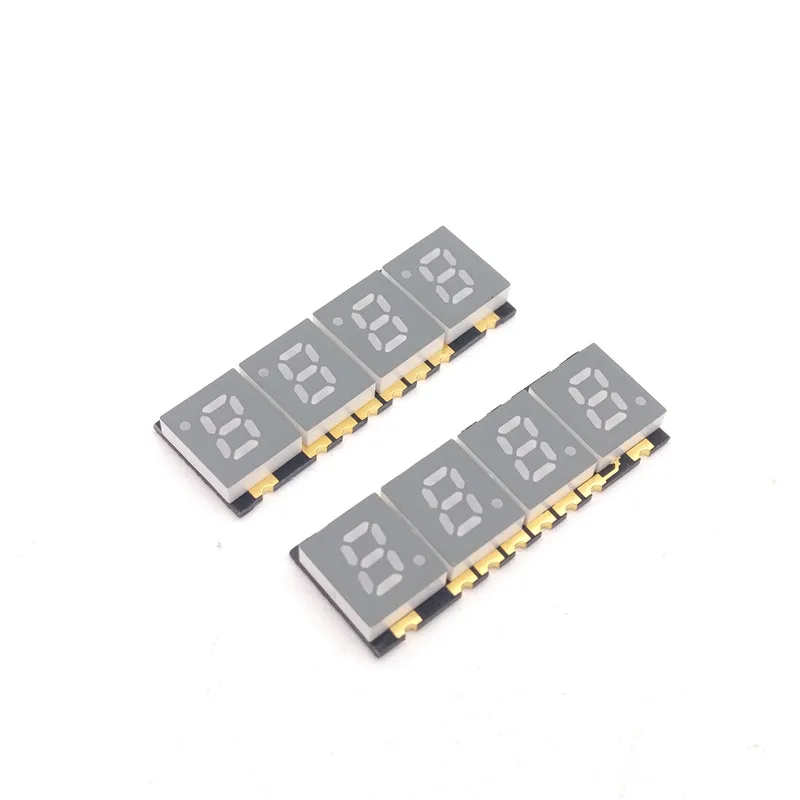 10 Pcs 4 Bit 0.2 Inch Smd Digital Tube Led Display Rood Licht 7 Segment Common Cathode/Anode