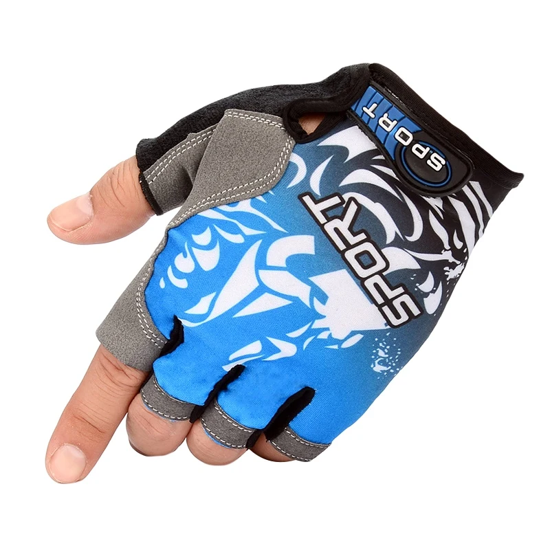 Guanti da ciclismo mezze dita antiscivolo Gel Pad moto traspirante MTB guanti da bici da strada uomo donna sport guanti da pesca