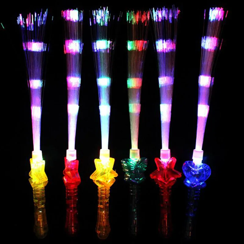 Led/Light/Luminous/Glow Sticks Party Fiber Rod Christmas Helloween Wedding Party Light Stick Toys Supplies Glow in the Dark