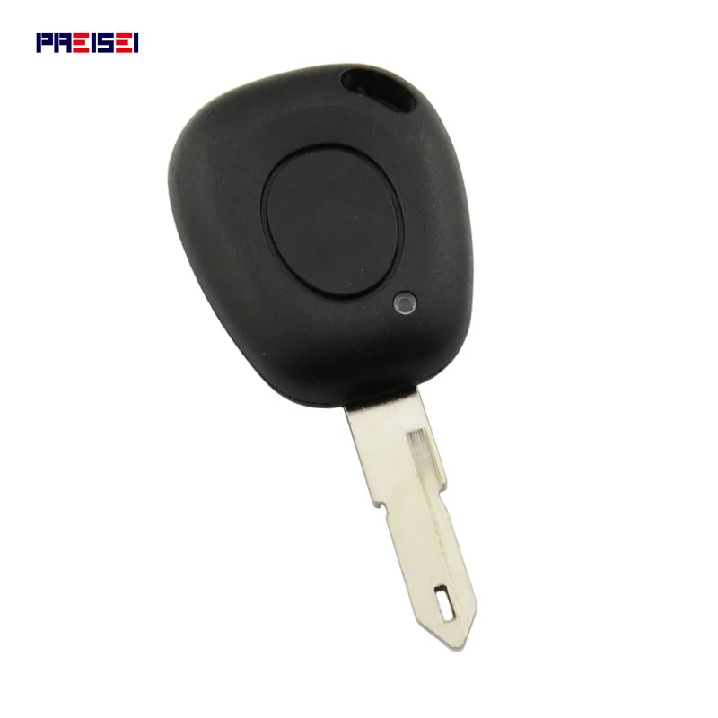 

PREISEI 10pcs/lot 1 Button NO Logo Replacements Remote Car Key Case Shells Fob For Renault Clio Espace Laguna Logan Scenic