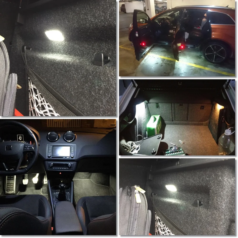 LED Courtesy Glove Box Lamp Under Door Footwell Light For VW Passat CC Polo B5 B6 Atlas Bora Caddy Rabbit T5 T6 Golf MK5 6 Jetta