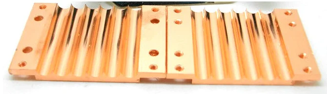 For 1366  buckle/2011 buckle Pure Copper Heat Pipe Clamp Copper Block Wear 6 Root Diameter 6mm Copper Tube