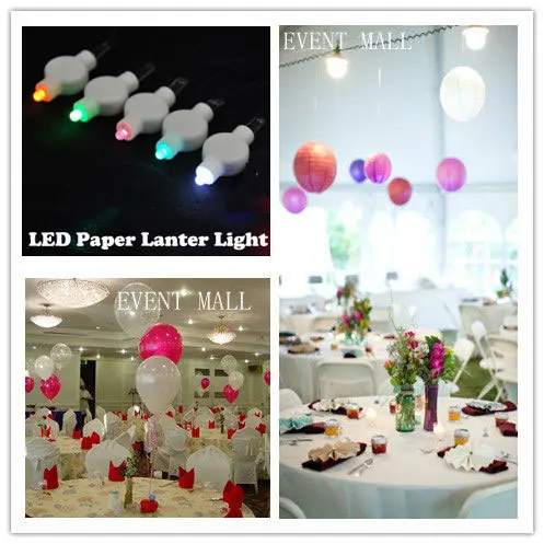 

2016 Real New Decoration Birthday Decorations Kids Wedding Invitations Dhl Free!!100pcs/lot Wholesale LED Paper Lantern Light