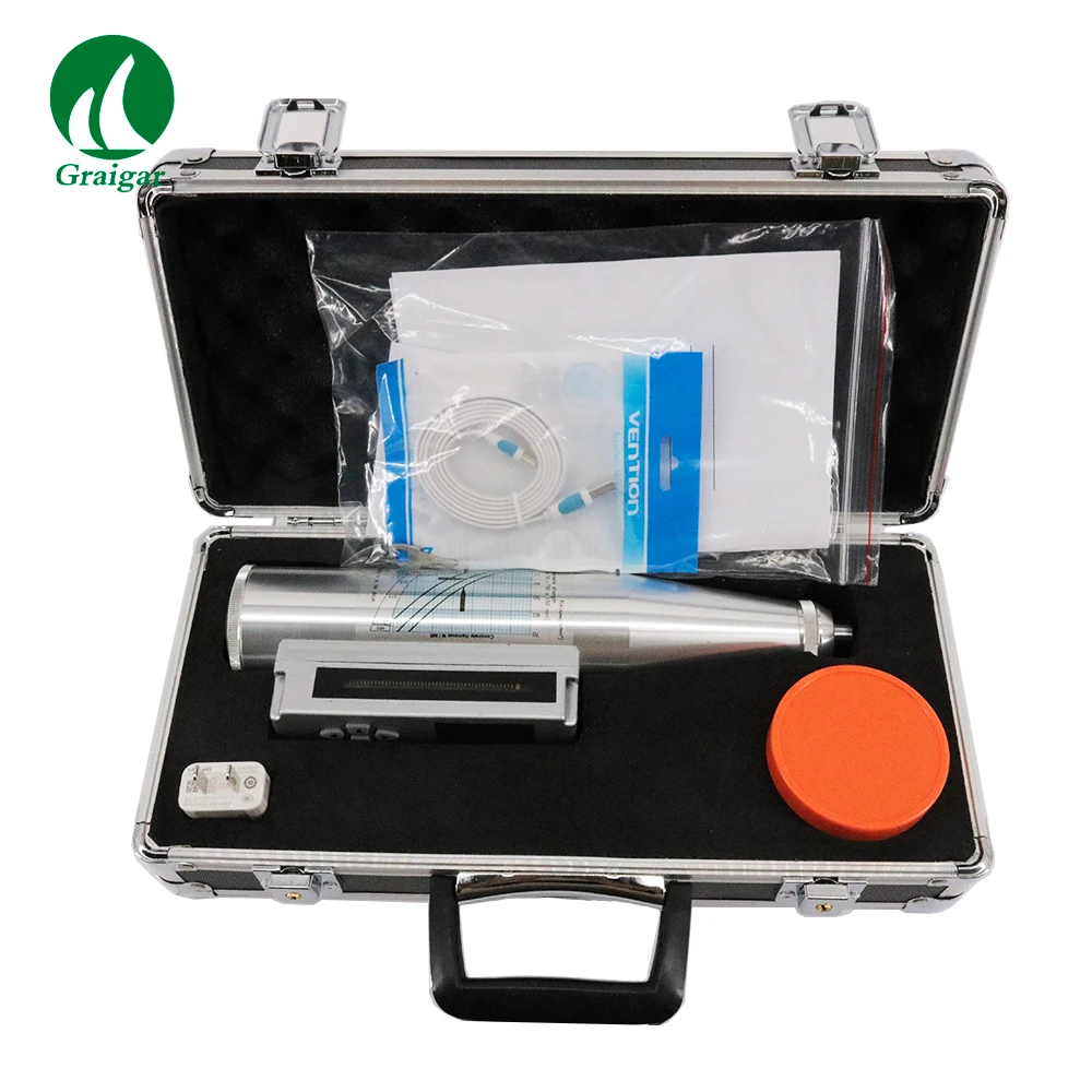 HT-225E Kỹ Thuật Số Bê Tông Búa Dung Lượng Lưu Trữ Lớn Khoảng Đo 10-60MPa Tính Cứng Nhắc Của Căng Thẳng Mùa Xuân 785N/M