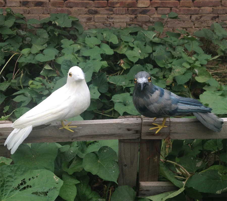 

artificial bird about 25cm feathers dove,peace bird handicraft garden decoration birthday gift a1993