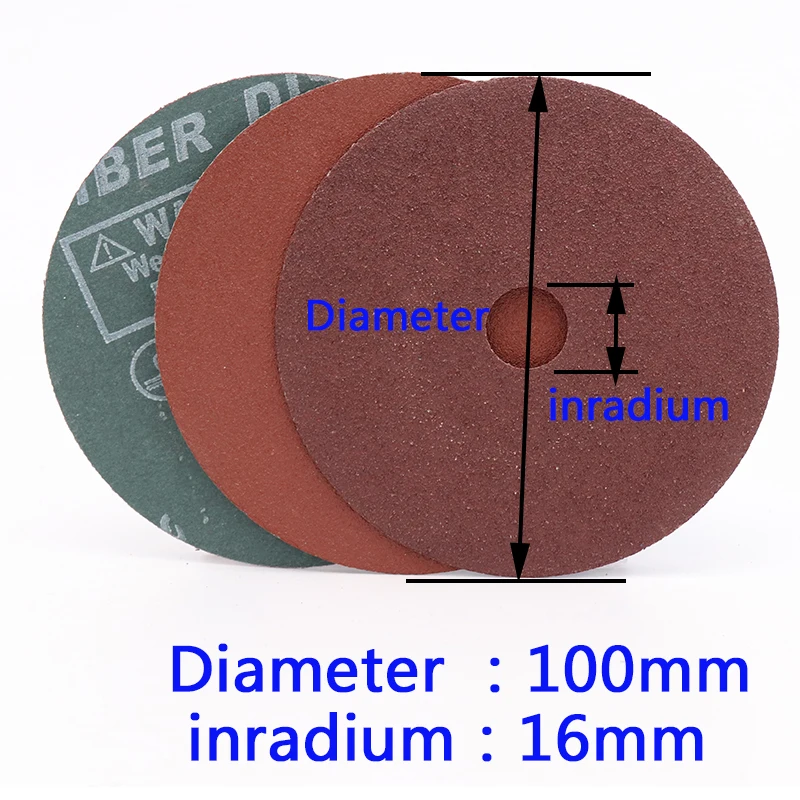 5pcs 100mm Steel Grinding Pads Angle Sandpaper Polishing Discs Metal Buffing Sanding Disc 4 inch For Metal Tool Accessories