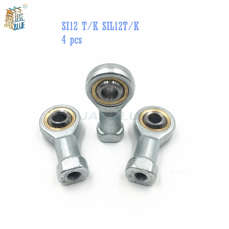 4pcs SI12T/K PHSA12 12mm female thread metric rod end joint bearing  SI12 T/K SIL12T/K SIL12