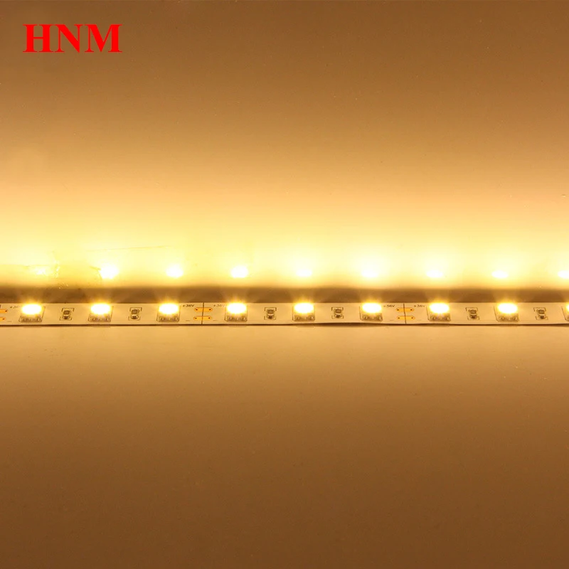 High Brightness 36V SMD 5050 LED Strip Light 60LEDs Flexible Tape Living Room TV LED Light White PCB Non-Waterproof IP20