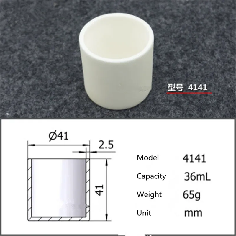 

99.5% Cylindrical corundum crucible/Alumina ceramic crucible/36ml/Temperature resistance 1600 degree / sintered ceramic crucibl