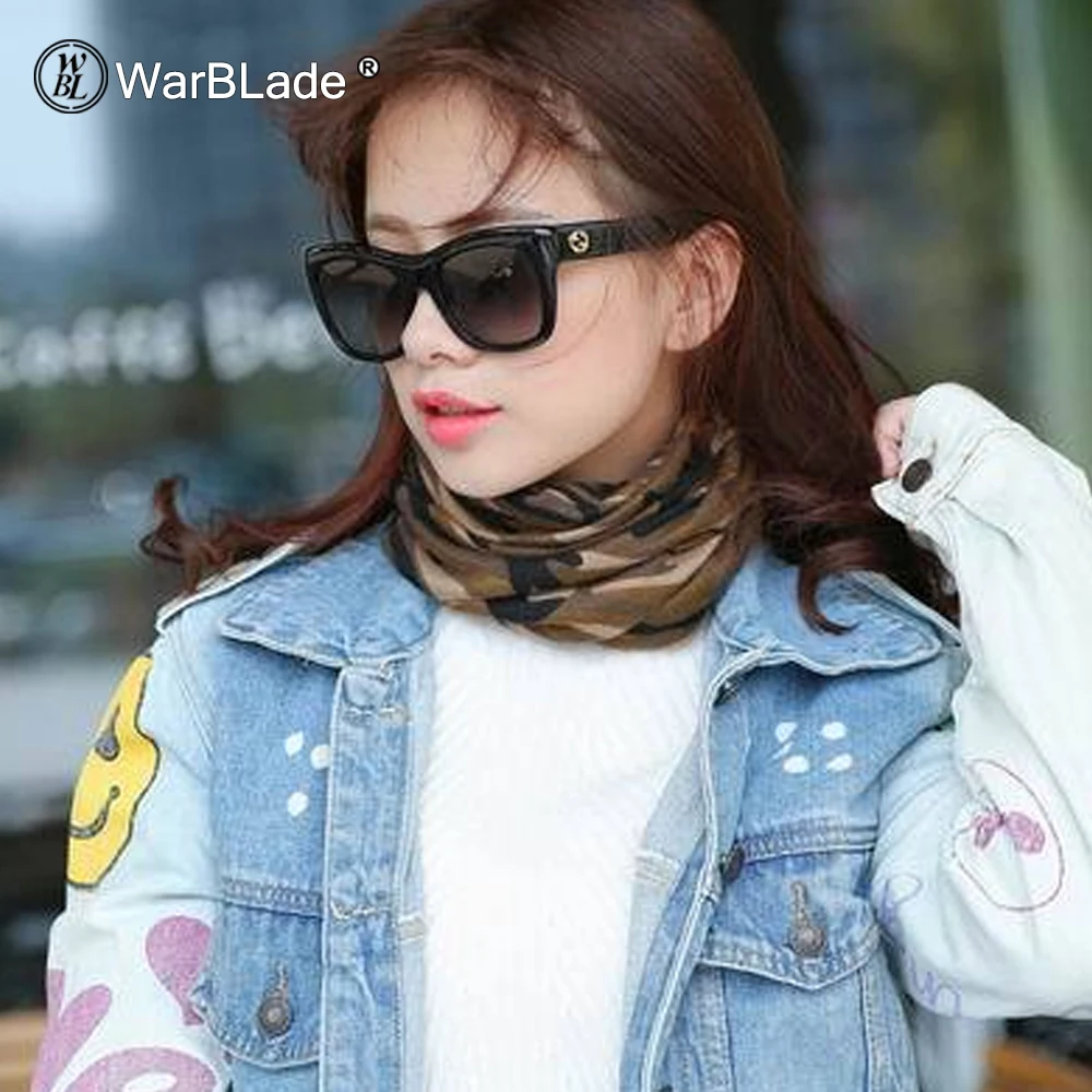 WarBLade Hot Casual 3 Use Caps Knitted Scarf Winter Hats For Women Female Camouflage Beanies Hip-hop Skullies Girls Gorros