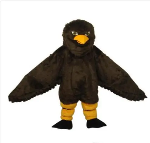 

New Adult Cute Deluxe Cute Brown Eagle Party Mascot Costume Christmas Fancy Dress Halloween Mascot Costume Free Ship