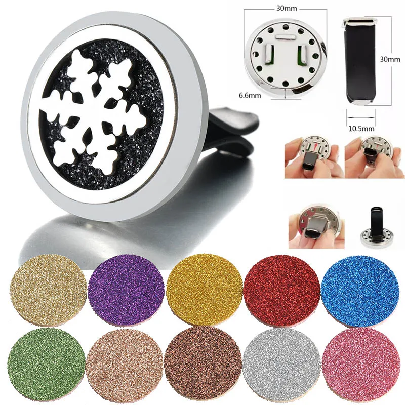 لتقوم بها بنفسك 30 مللي متر زهرة الجنية الفولاذ المقاوم للصدأ سيارة معطّر الهواء العطور زيت طبيعي الناشر المنجد عشوائي إرسال 1 قطعة منصات النفط كهدية #2