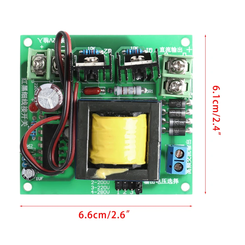 DC-AC Converter 12V to 110V 200V 220V 280V 150W Inverter Boost Board Transformer 11