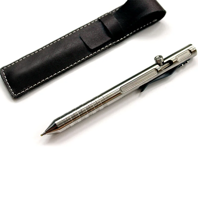 Titanium Alloy Tactical Pen Defense Weapon EDC Bolt Pen Tactical Defense Signature Pen EDC Self-defense Tactical gift