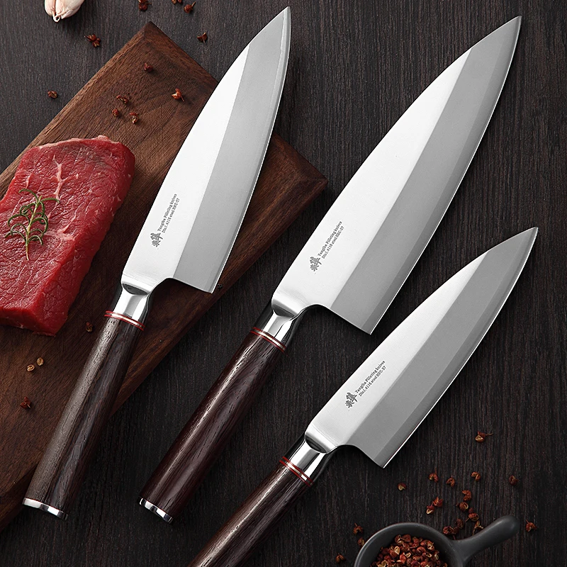 Japoński Deba skarpetki bez palców nóż łosoś nóż Sashimi Sushi gotowanie filetowanie noże Sushi tasak łosoś slllicing drobny Peeling
