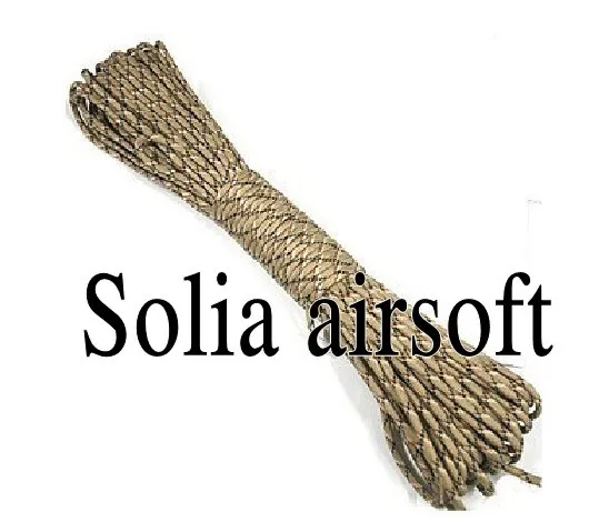 31 meter outdoor survival life saving safe rope for climbing mountain parachute lanyard digital desert camo