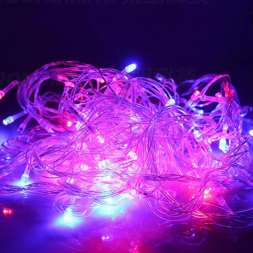 Hot Selling LED Christmas Lights 10m 50 Led AC 110V 220V Led String Light luminaria garland Tree Outdoor Decoration,1pc/Lot