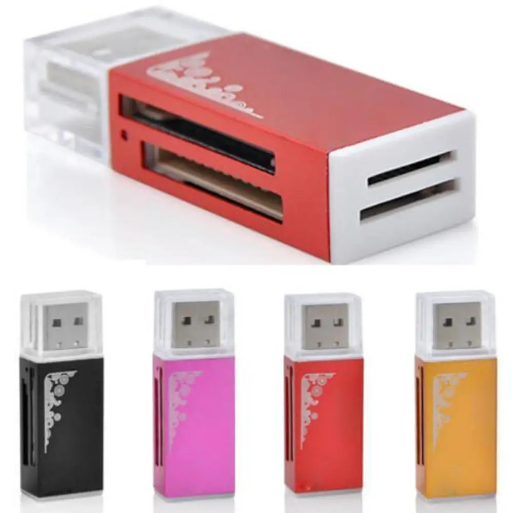 

USB 2.0 Multi for MS PRO DUO SDHC Memory Card Reader TF/M2/MMC All in 1 Micro SD