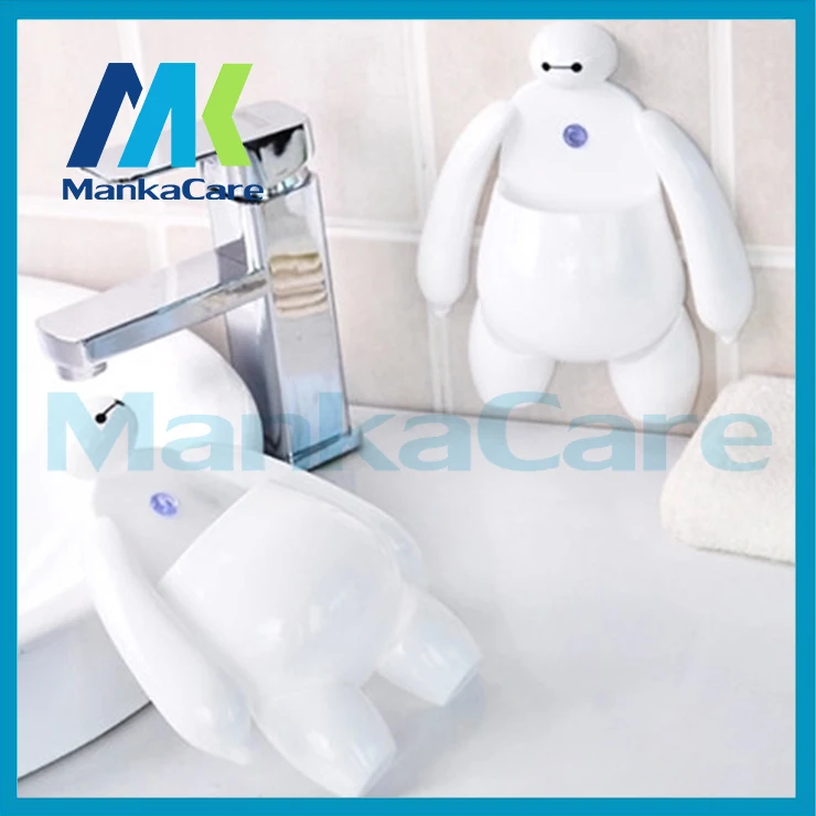 4 Pcs Dental clinic gift Cute Cartoon Sucker Toothbrush Holder suction hooks Household Items toothbrush rack Free shipping