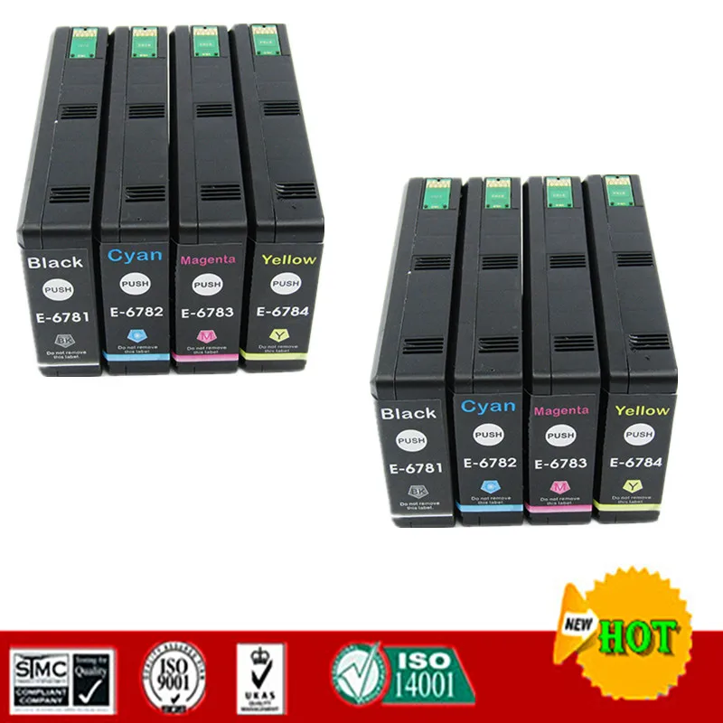 Compatible ink cartridge for T6781 - T6784 suit for Epson WP-4011 WP-4091 WP-4511 WP-4521 WP-/4531 WP-4022 WP-4092 WP-4532 etc.