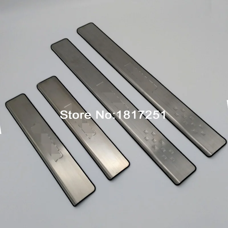 Door Sill Scuff Plate Welcome Pedal Stainless Steel for Ford Ranger T6 2012-2018 Auto Accessories