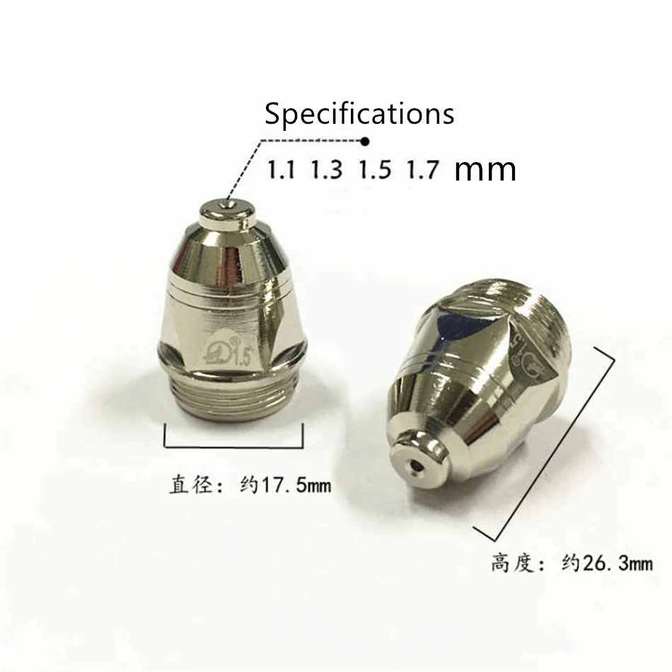 P80 Ban Đầu Xác Thực Sói Đen Điện Cực Vòi Phun Không Khí Plasma Cắt Plasma Đầu Phun, Plasma Đầu 10 Bộ, 20 Chiếc