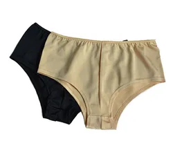 Men underwear Mid-waist male panties smooth bags small briefs sexy Gold