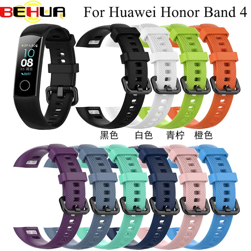 

Силиконовый ремешок на запястье для Huawei Honor Band 4 стандартная версия Смарт-Браслет спортивный браслет для honor Band 5 Correa de reloj