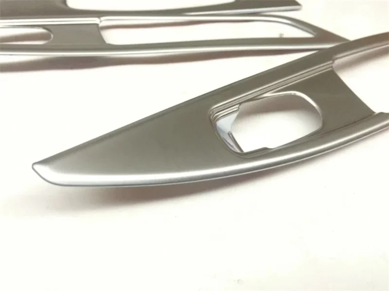For Nissan Qashqai J11 2016-2019 Chrome Door Window Armrest Cover Switch Button Panel Trim Frame Car Styling Accessories 4Pcs