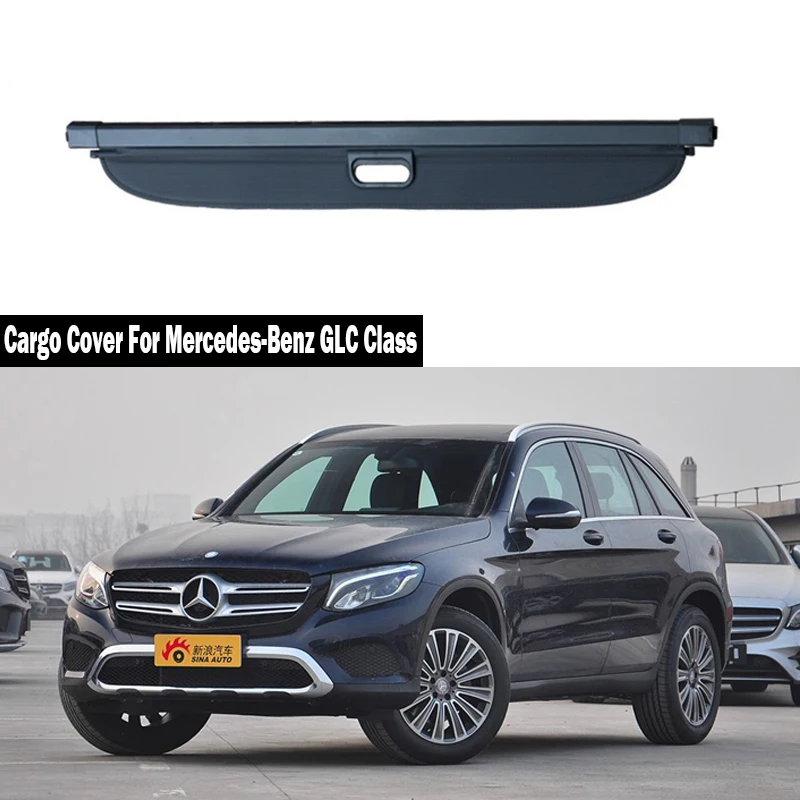 

Rear Cargo Cover For Mercedes-Benz GLC Class GLC200 GLC260 GLC300 GLC350 GLC400 privacy Trunk Screen Security Shield shade