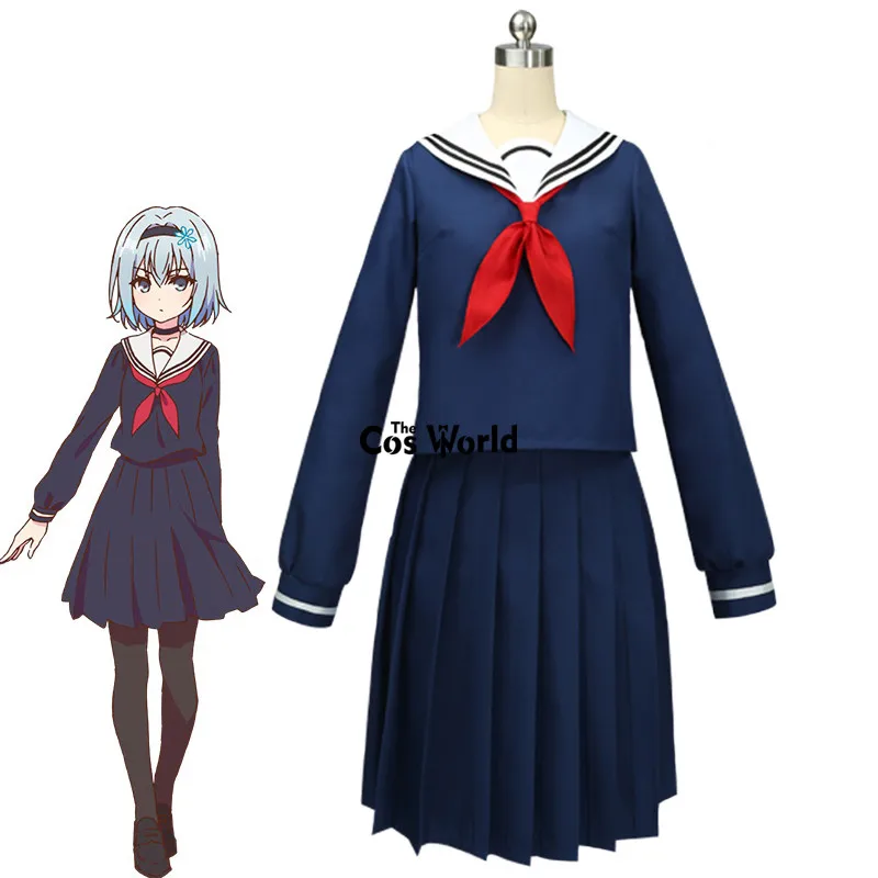 Ryuoh no Oshigoto Sora Ginko Sailor Suit Tops Dress Uniform Outfit Anime Cosplay Costumes