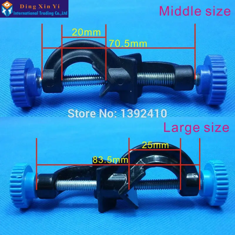 2PCS/Lot 70.5*20mm Right Angle clip Lab Cross clamp Laboratory Metal Grip Supports Laboratory Clamp angular splint