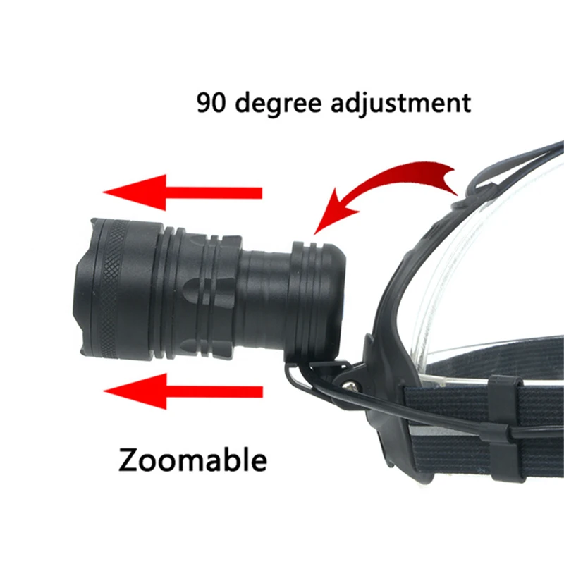 Litwod z252808 Led Headlight XHP70 30000LM headlamp Powerful Head lamp Fishing light flashlight torch zoom Head light lantern