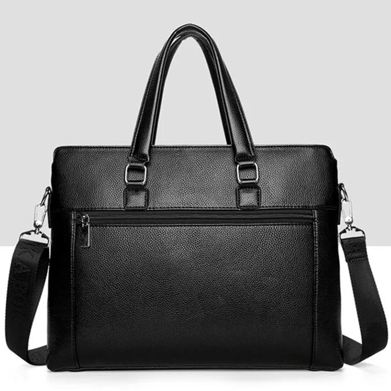 Men Briefcases crocodile pattern Genuine Leather Men's Bags Business Briefcases laptop Handbags cowhide Messenger Bag Man Office