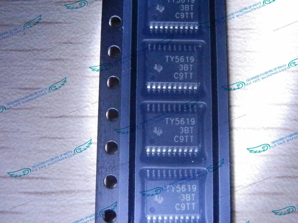 

10PCS/LOT New and original TLV5619IPWR TLV5619IPW TLV5619 TY5619 TSSOP-20 IC DAC 12BIT 1CH 2.7-5.5V