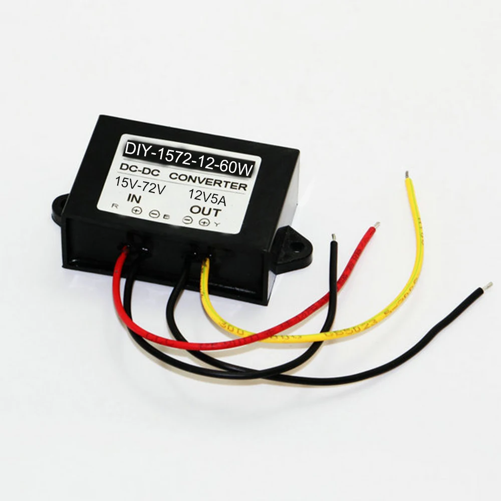 Dc 24v 36v 48v 60v (15v-72v)  to 12V DC-DC Converter Step Down Buck Module Power Supply F Electric Storage Battery Car CE RoSH