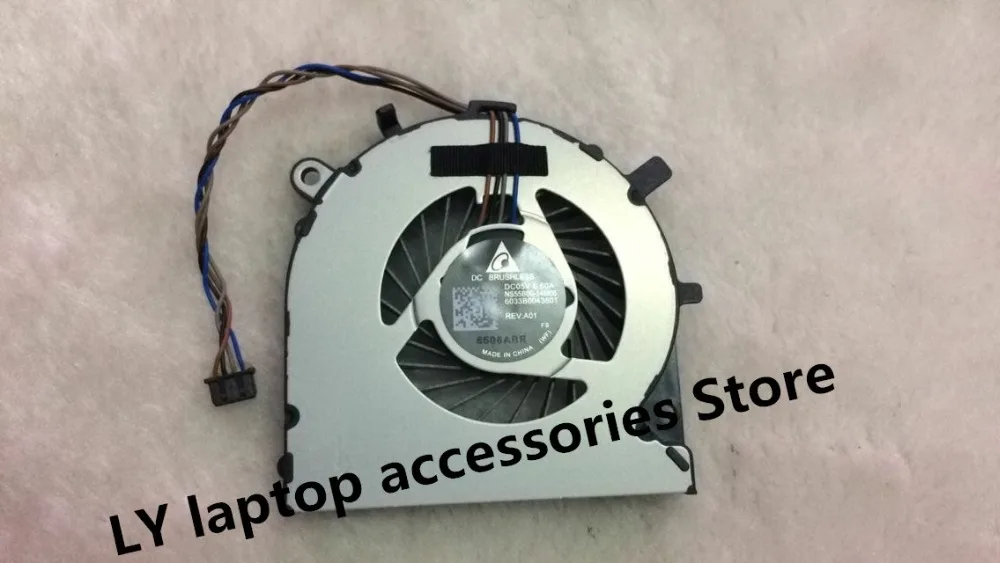 

For HP 14-AC 14-AM 14-AF 14-AF110NR Original Laptop CPU Cooling Fan 6033B0043801 4PIN FAN