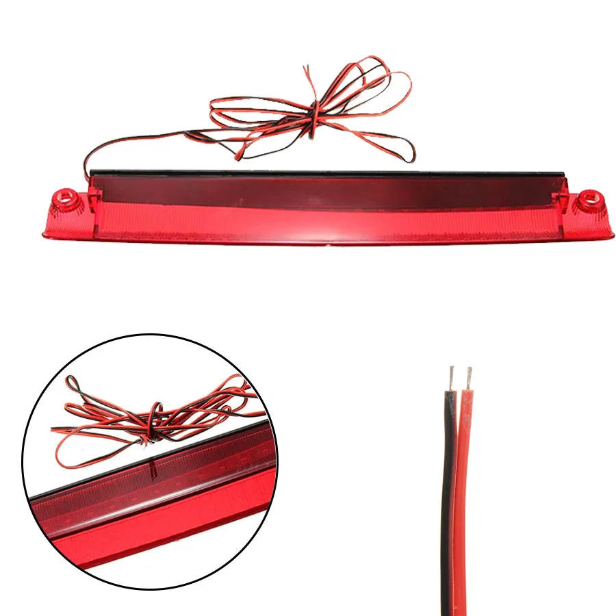 Unverisal Red Car 18 LED Rear High Mount Lamp Tail Third Brake Stop Light Car Reversing Lights 1210