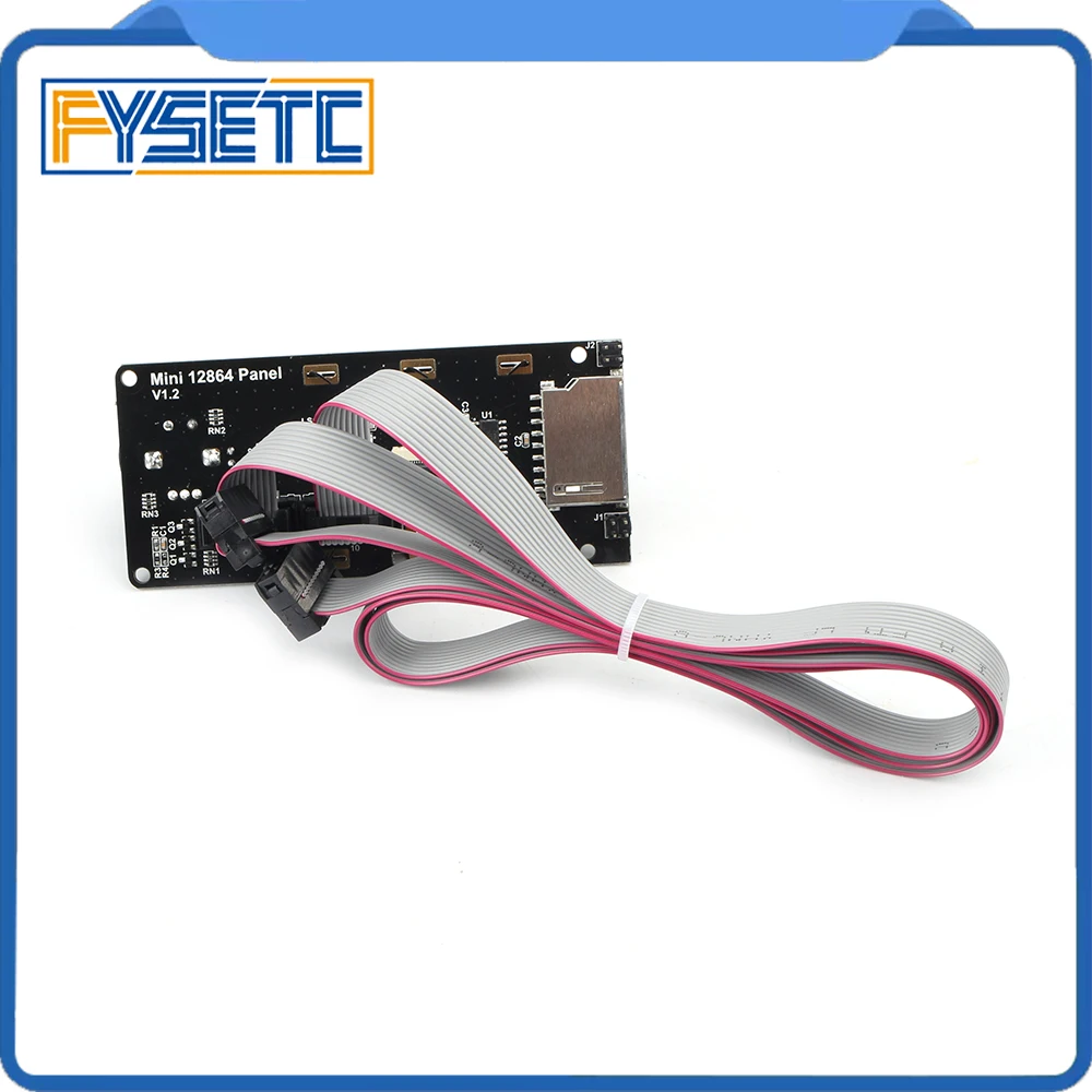 Typ A MINI12864 ekran LCD mini 12864 v2.1 wyświetlacz podświetlenie RGB czarny wsparcie Marlin DIY dla SKR z kartą SD części drukarki 3D — zdjęcie 4