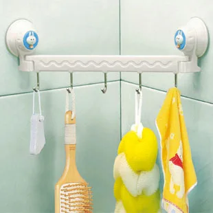 Power Vacuum Suction Cup Hanger Hooks in Bathroom hooker Kitchen Wall Sucking Pothook towel holder hard rubber