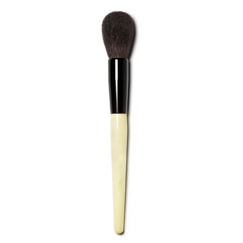 High Quality BB Powder Brush Wood Handle Soft Goat Hair Flame Shape Big Makeup Powder Blusher Brushes Cosmetic Tool