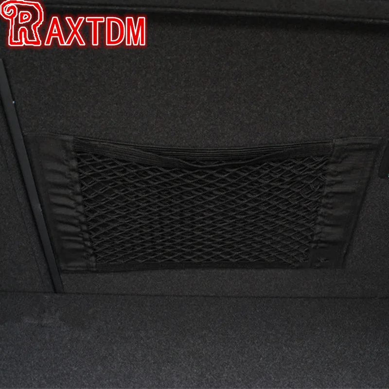 Car styling , Car Boot Cargo Net Magic Sticker Luggage Mesh Oganizer Bag For Audi A1 A3 A4 A5 A6 A7 A8 Q2 Q3 Q5 Q7 R8 S4 S5 TT