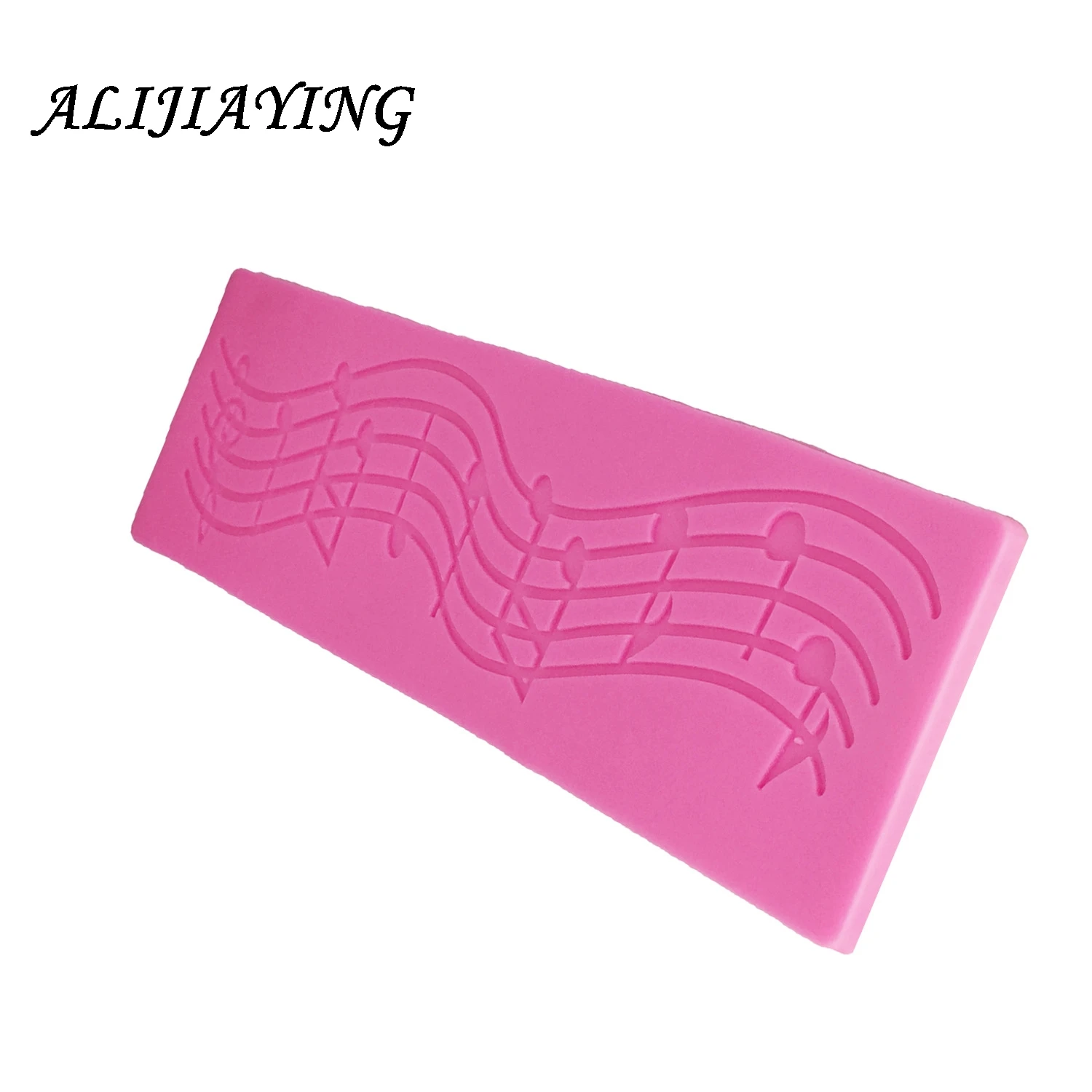 1Pcs Musical Note Silicone Fondant Cake Molds lace mat Chocolate Decorating Tools DIY Kitchen Baking Accessories supplies D0466