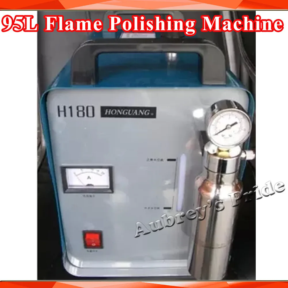 95L Oxygen Hydrogen Water Acrylic Flame Polisher Polishing Machine Welder Torch H180